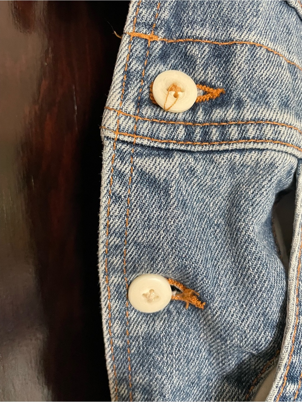 Jesse Kamm Cowboy Blue Japanese Denim Overalls EUC - Picture 6 of 12